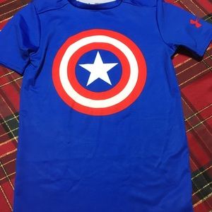 Brand new Under Armour Captain America shirt